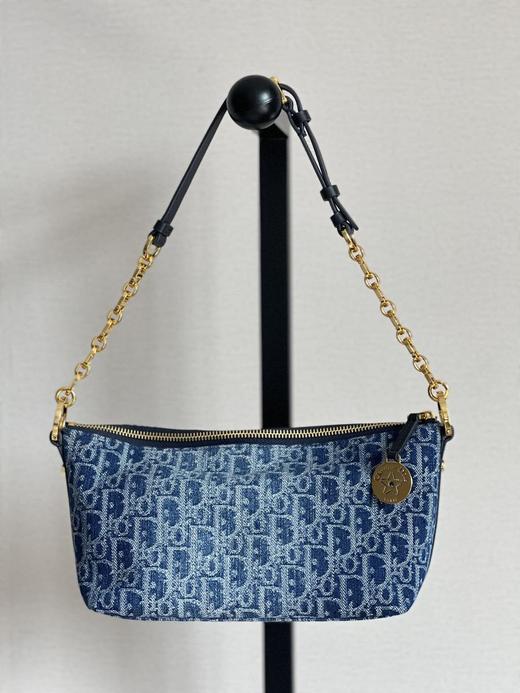 迪奥链条手袋丹宁牛仔饭盒包（HH） 商品图4