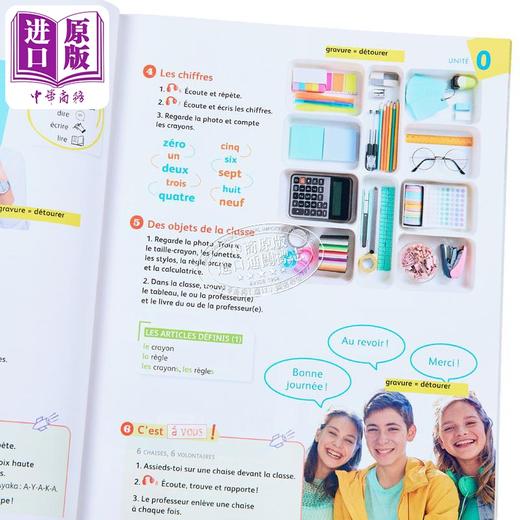 【中商原版】青少儿法语教材 Imagine 1 学生用书 音频 Imagine 1 livre didierfle app 法文原版 collectif 商品图10