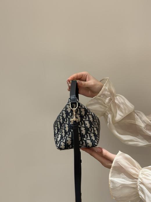 迪家DIOR，Travel Nomad系列 拉链开合Oblique老花刺绣满印 刺绣 手拿包 女款（CB） 商品图2