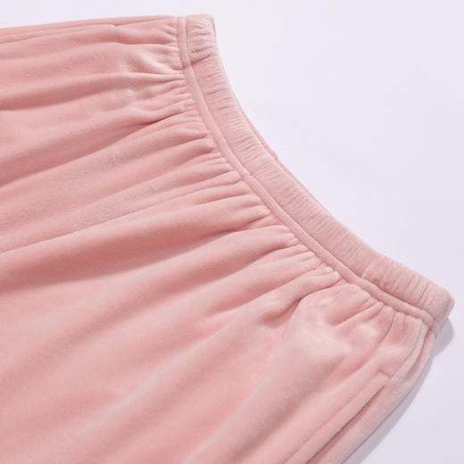 都市丽人睡衣亲情蜜语长袖家居服海岛绒厚女士海岛绒套装LHT0C2 商品图6