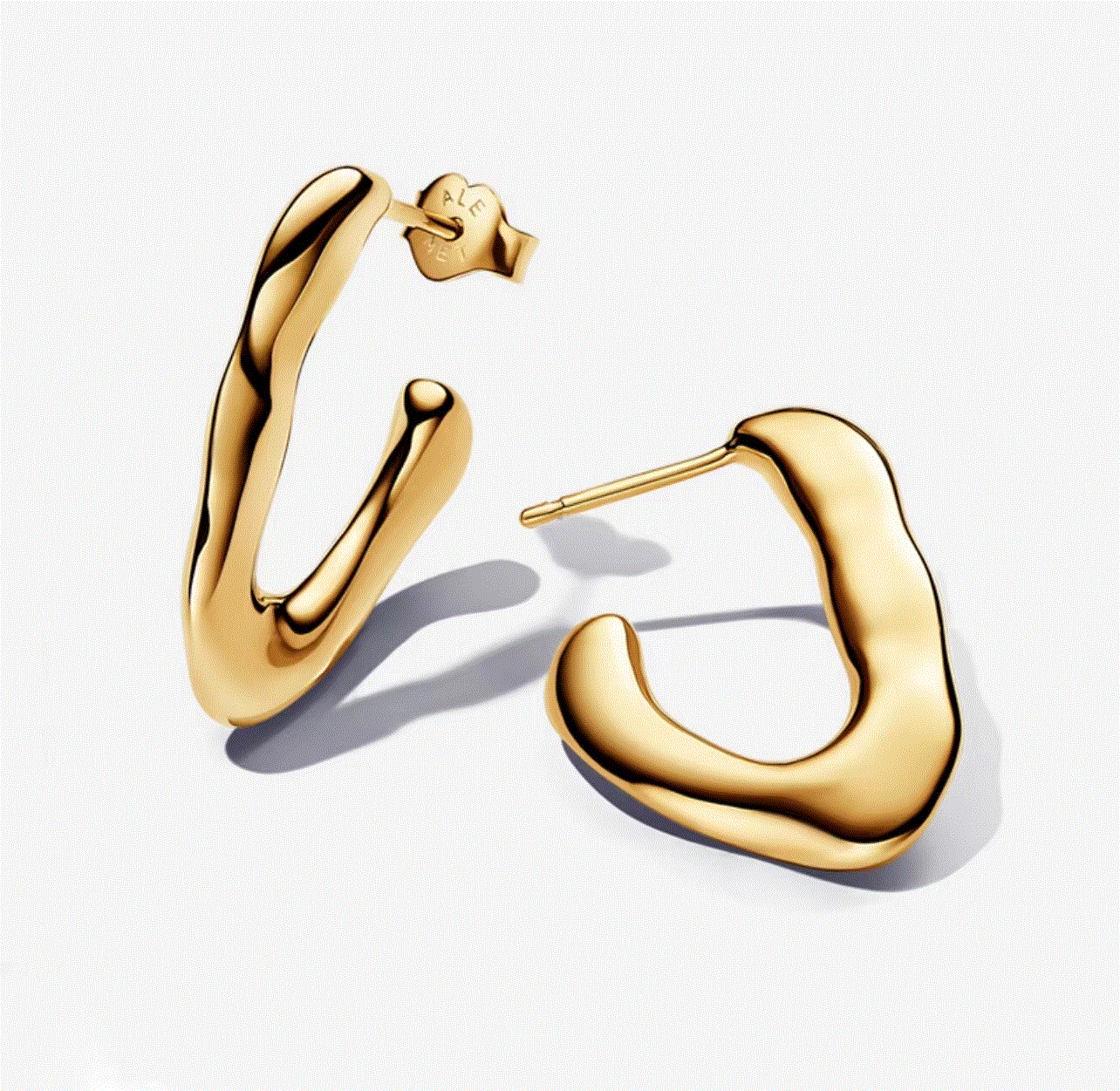 百货世界-潘多拉天性V形开口耳环