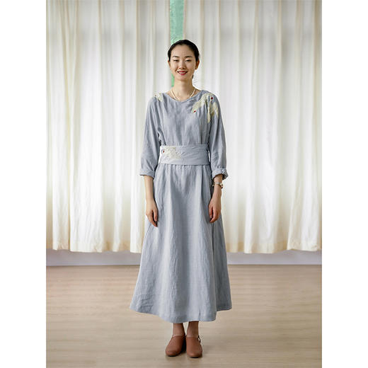 牧衣游 禅意复古刺绣汉麻腰带 念念【不支持会员折】 商品图3