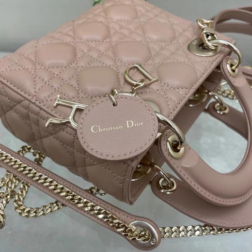 迪家|戴妃3格 豆沙粉羊皮|W（HH） 商品图5