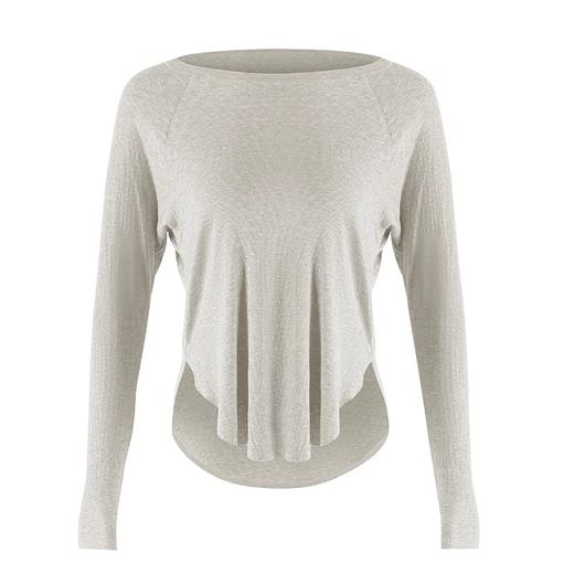 【3~5天发货】跃牌【美度空间】系列 秋季新款裸感瑜伽服女宽松性感露肩瑜伽上衣ADCX42006 商品图4