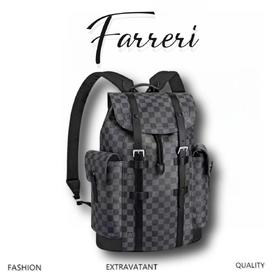 驴家M41379  棋盘格双肩包