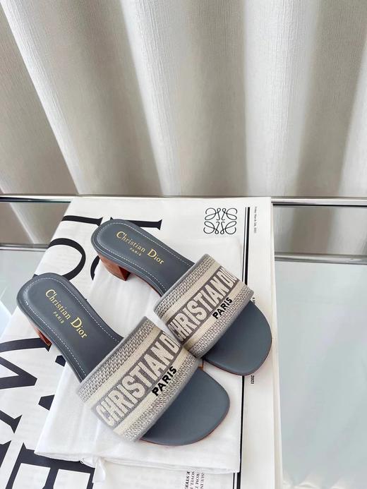 迪家|*Dway棉质凉拖中跟款｜7 商品图3