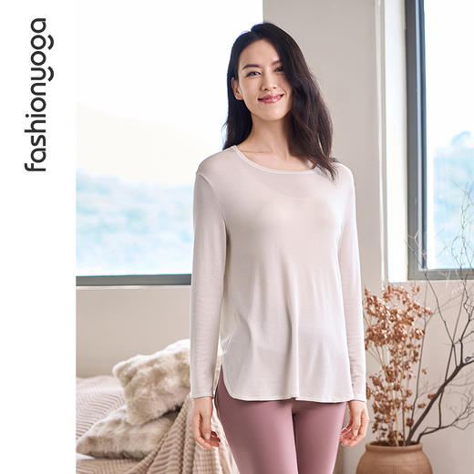 【特卖不退换】F14358舒适羊毛圆摆长袖 商品图10