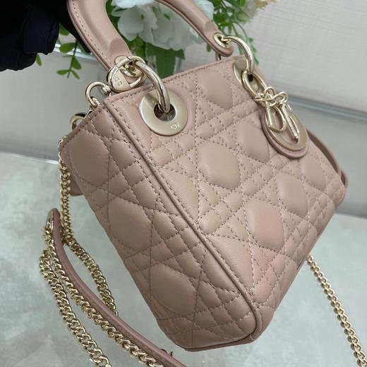 迪家|戴妃3格 豆沙粉羊皮|W（HH） 商品图9