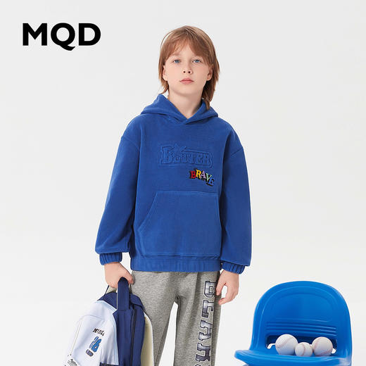 【MQD】童装男大童冬季新款运动卡通连帽卫衣 商品图0