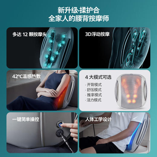 飞利浦 背部按摩器 PPM5101B【ZGC5.0】 商品图1