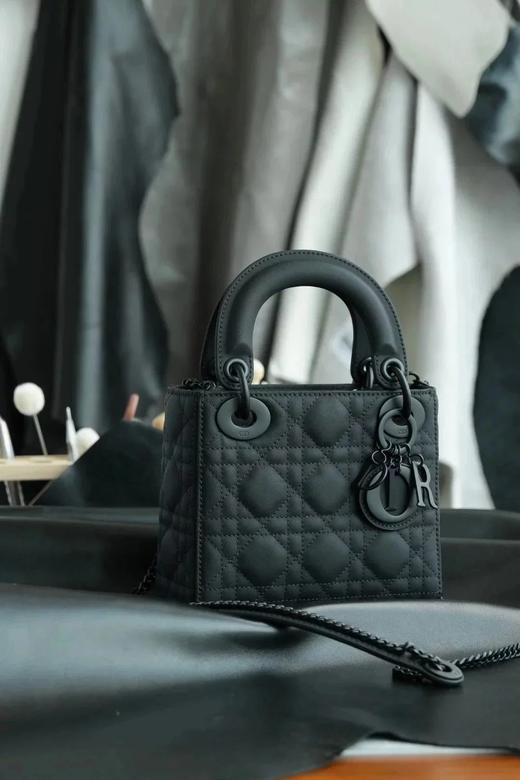 迪家|  磨砂哑光黑色 戴妃包|w（HH） 商品图2