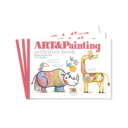 西班牙 Londji 趣味创意绘画册 艺术与贴纸主题 推荐年龄4岁+ NB013S03 商品图9