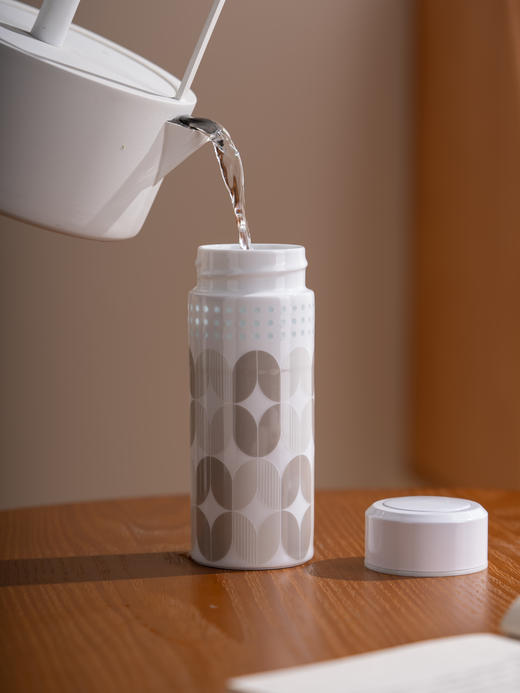 WENO°  |   富玉景德镇陶瓷内胆高级感轻奢高颜值带盖随行杯礼盒 商品图7