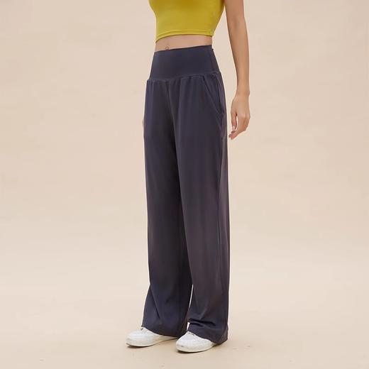 【3~5天发货】跃牌【美度空间】系列 Nuls裸感高腰瑜伽长裤女阔腿显瘦直筒裤ADCK1527 商品图3