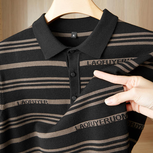 【新款DPF】大依优型毛衣针织短袖背心休闲针织衫毛背心满印字母加肥加大上衣男士胖子大码毛衫t恤打底 商品图1