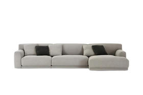 黛尔 沙发 | 更多座位组合，皮布面料可选，详询客服