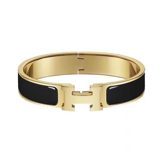 爱*仕 HE*MES 金色珐琅手镯（SJ） 商品图1