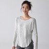 【3~5天发货】跃牌【美度空间】系列 秋季新款裸感瑜伽服女宽松性感露肩瑜伽上衣ADCX42006 商品缩略图0