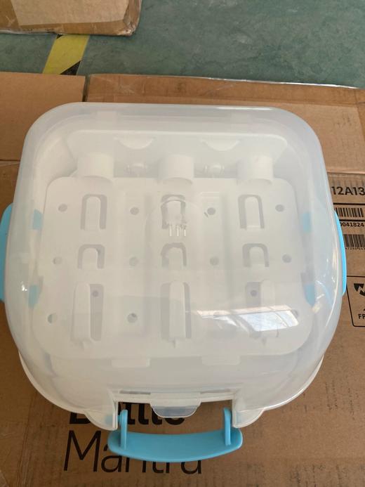 新手妈妈爱用好物 特价清仓 宝宝奶瓶收纳箱子带盖防尘婴儿用品奶瓶收纳盒子原装正品 商品图1