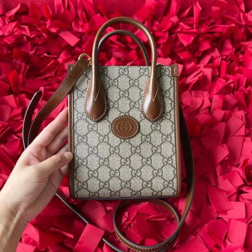 GUCCI |  Retro系列迷你托特包  单肩斜挎包| （CB） 商品图0