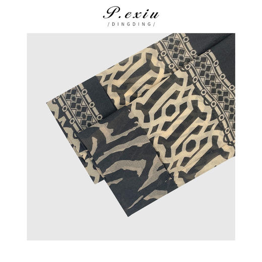 PanYiXiu/潘依绣【女神衬衣】宫廷风轻盈质感人丝天丝衬衫 W-61688 商品图3