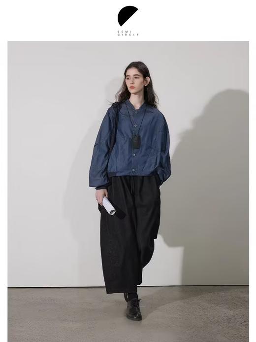 半圆/D24407486/解构休闲牛仔外套 商品图1