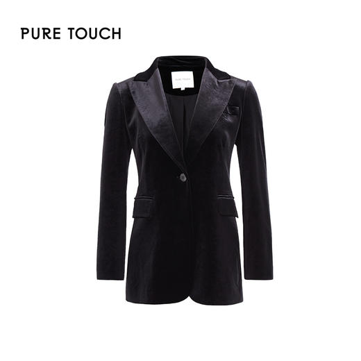 pure touch丝绒西服外套1312243378 商品图4