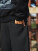 BK2024秋季黑色宽松微弹休闲西裤 商品缩略图5
