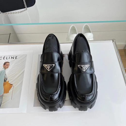 普拉达|锯齿三角标厚底乐福鞋 |（HC） 商品图2