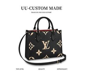 LouIs VUITTON ONTHEGO  BB 可拆卸可调节肩带 皮革 托特包Tote包购物袋手提包 女款（CB）