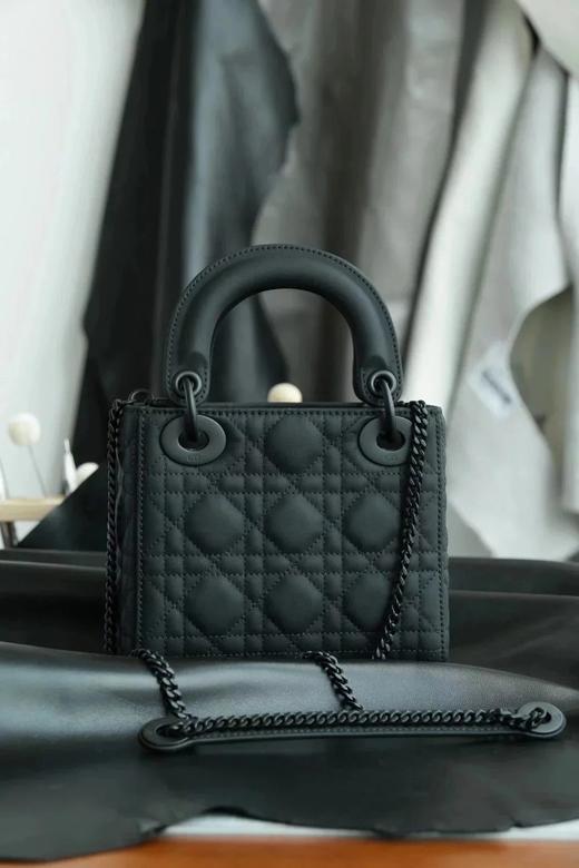 迪家|  磨砂哑光黑色 戴妃包|w（HH） 商品图3