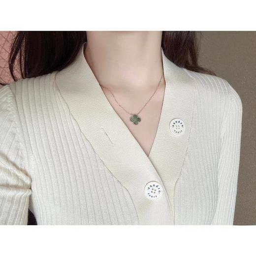 Van梵*雅宝 Alhambra四叶幸运系列 四叶草 虎眼石 项链 女款 8色可选（XTY） 商品图2