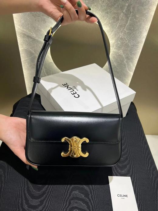 赛琳|凯旋门TRIOMPHE皮肩带腋下包|DZ（HH） 商品图5