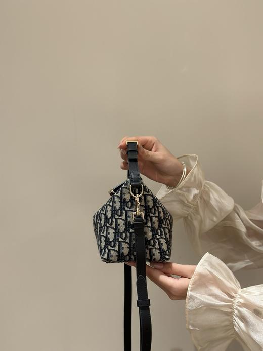 迪家DIOR，Travel Nomad系列 拉链开合Oblique老花刺绣满印 刺绣 手拿包 女款（CB） 商品图4