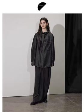 半圆/D24402437/天丝水洗衬衫