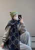 古驰 GG 《千鸟格双面大G》 围巾 四色合集（CB） 商品缩略图2