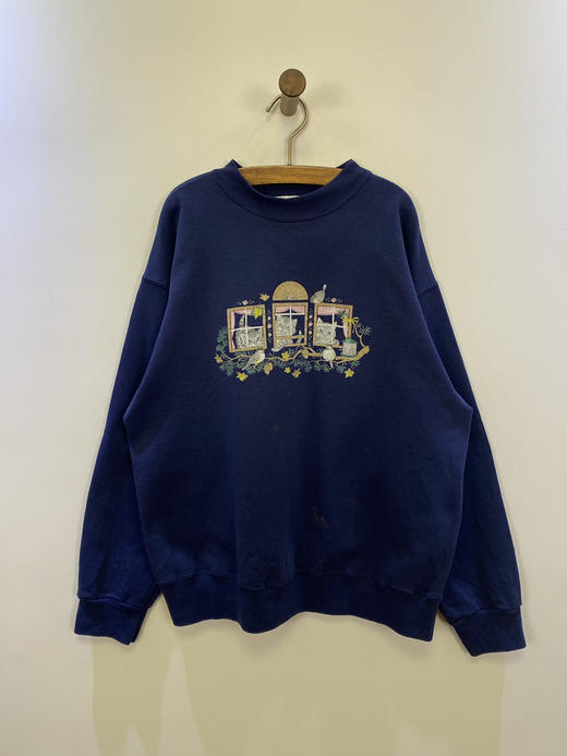 90年代 Vintage 美国制 DECOTEX 卫衣 _SLSS(L) 商品图1