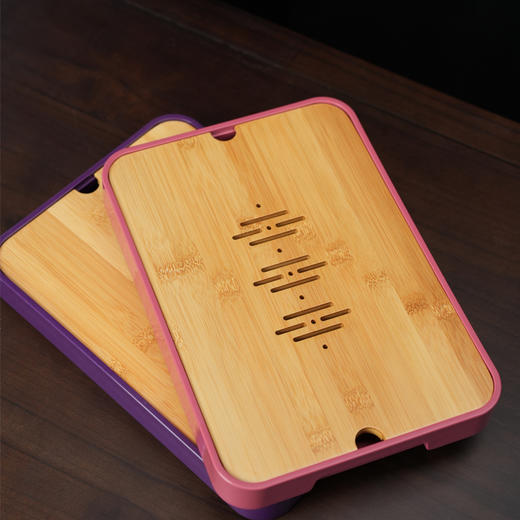 雅致茶盘/水杯托盘轻奢家用客厅沥水台小型长方形茶壶茶杯收纳茶台 商品图0