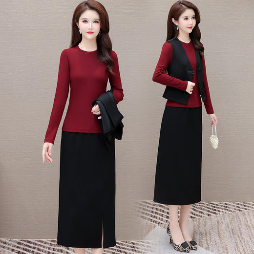 时尚气质，休闲三件套QYM-LRX-914C31-Y 商品图1