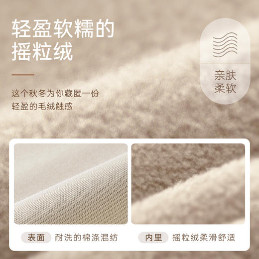 十如仕针织半拉链远红外摇粒绒保暖卫衣-LS08 商品图3