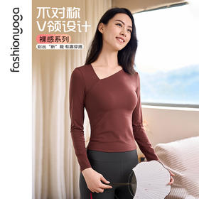 FC14356优雅斜领长袖