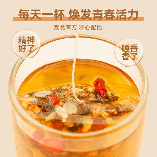 【粮药LY】西洋参黄芪灵芝茶密封铁盒包装健康元气女性正品 (8.8g*10包) 商品图3