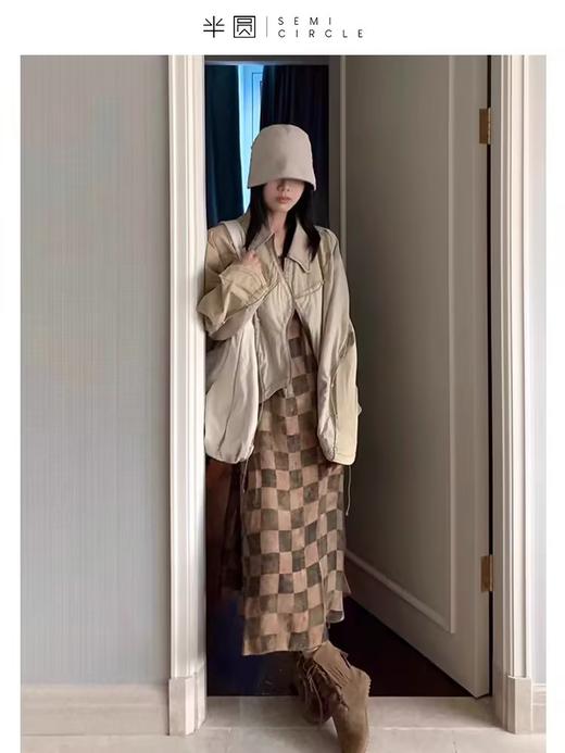 半圆/D23101019/长袖休闲小众夹克 商品图1