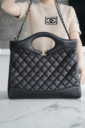 香奶奶 23A手工坊31bag 小号大号黑色|（HH）