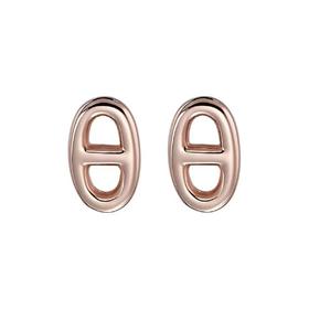 HE*MES 爱*仕 Chaine d'ancre 猪鼻子耳钉（XTY）