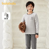 巴拉巴拉儿童保暖内衣套装冬季加厚夹棉男童舒适秋衣秋裤打底睡衣 商品缩略图1