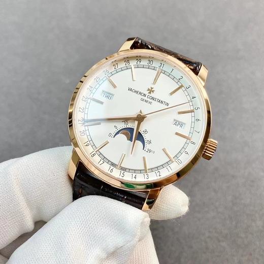 江诗丹顿 Traditionnelle 传袭系列【周月轮回，分秒轮转】4010T/O00R-B344/B740/B345！直径41mm，厚度10.7mm，轨道式分钟刻度圆以及太妃式时针和分针（XL） 商品图4