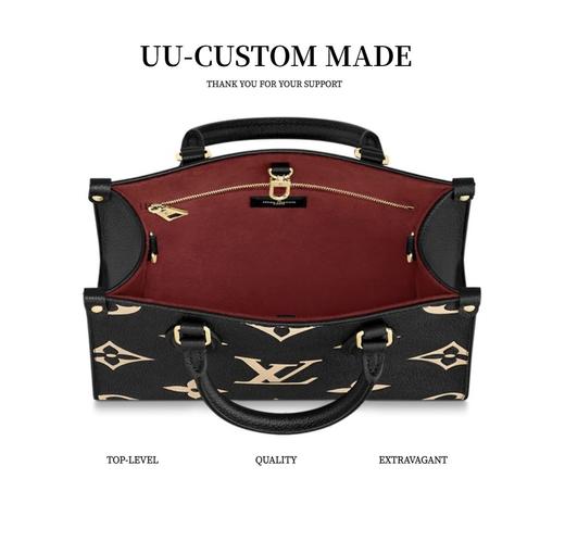 LouIs VUITTON ONTHEGO  BB 可拆卸可调节肩带 皮革 托特包Tote包购物袋手提包 女款（CB） 商品图3