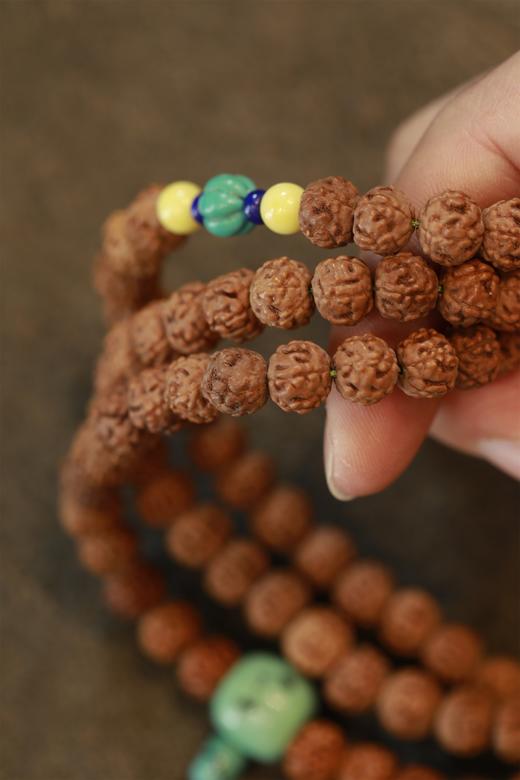 H2301Y08°肉纹羊角牌精编菩提手串 商品图4