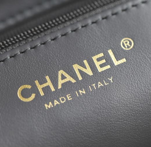 CHANEL香奈儿 24A  Kelly 菱格纹 链条肩带 皮革 单肩斜挎手提包 女款 灰色（HH） 商品图5